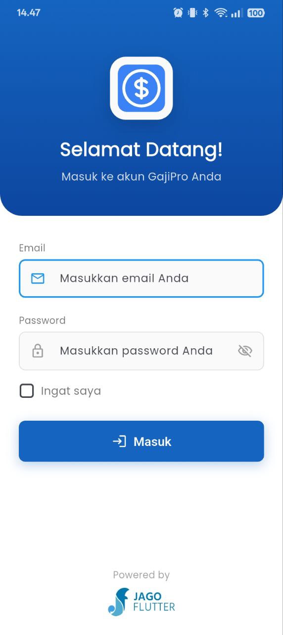 GajiPro Mobile App Screenshot 2